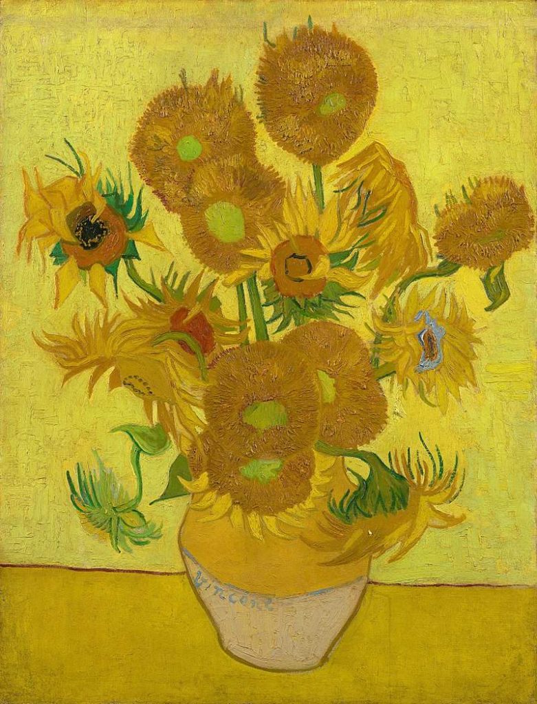 گل‌های آفتابگردان با پس‌زمینه زرد | رنگانا
موزه وَن گوگ