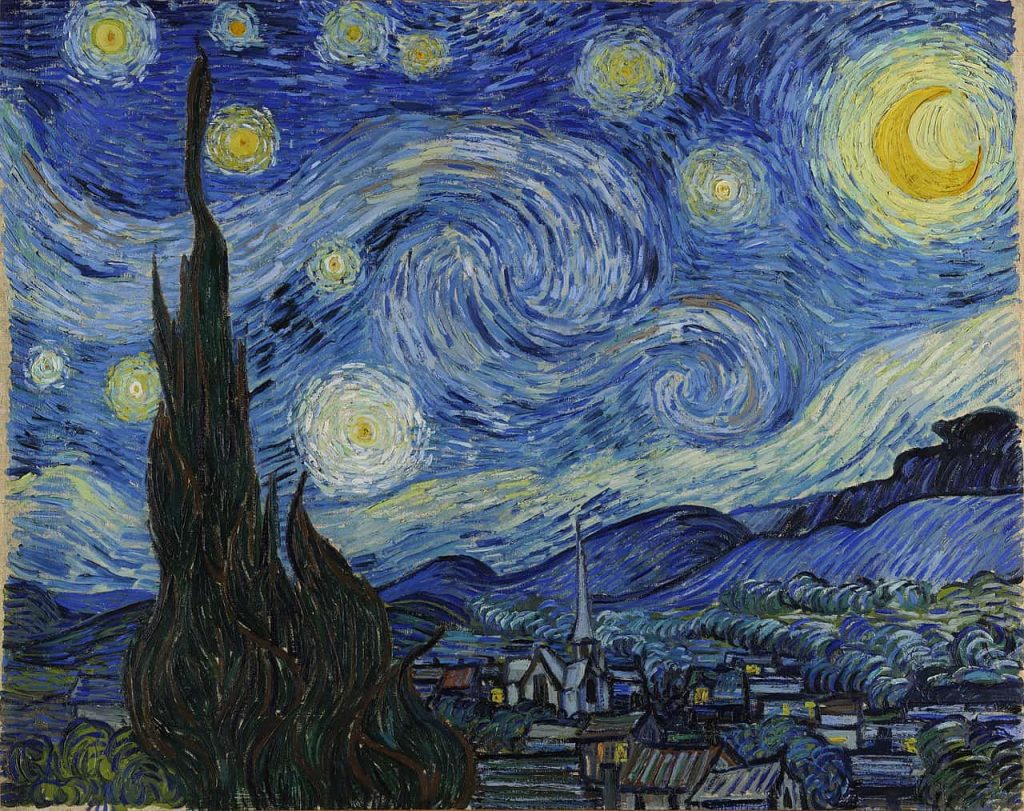 عجایب نقاشی های معروف جهان | شب پر ستاره ونگوگ | رنگانا