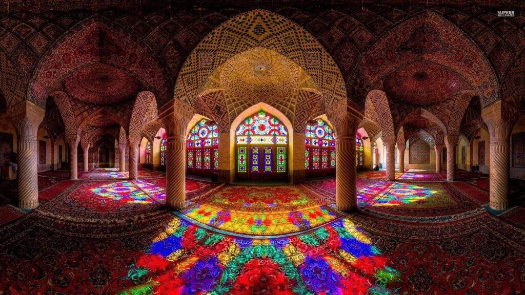 پنجره‌های رنگی | رنگانا | مسجد نصیرالملک